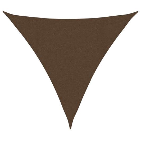 Vidaxl Toldo De Vela Marrón Hdpe 160 G/m² 4,5x4,5x4,5 M_0