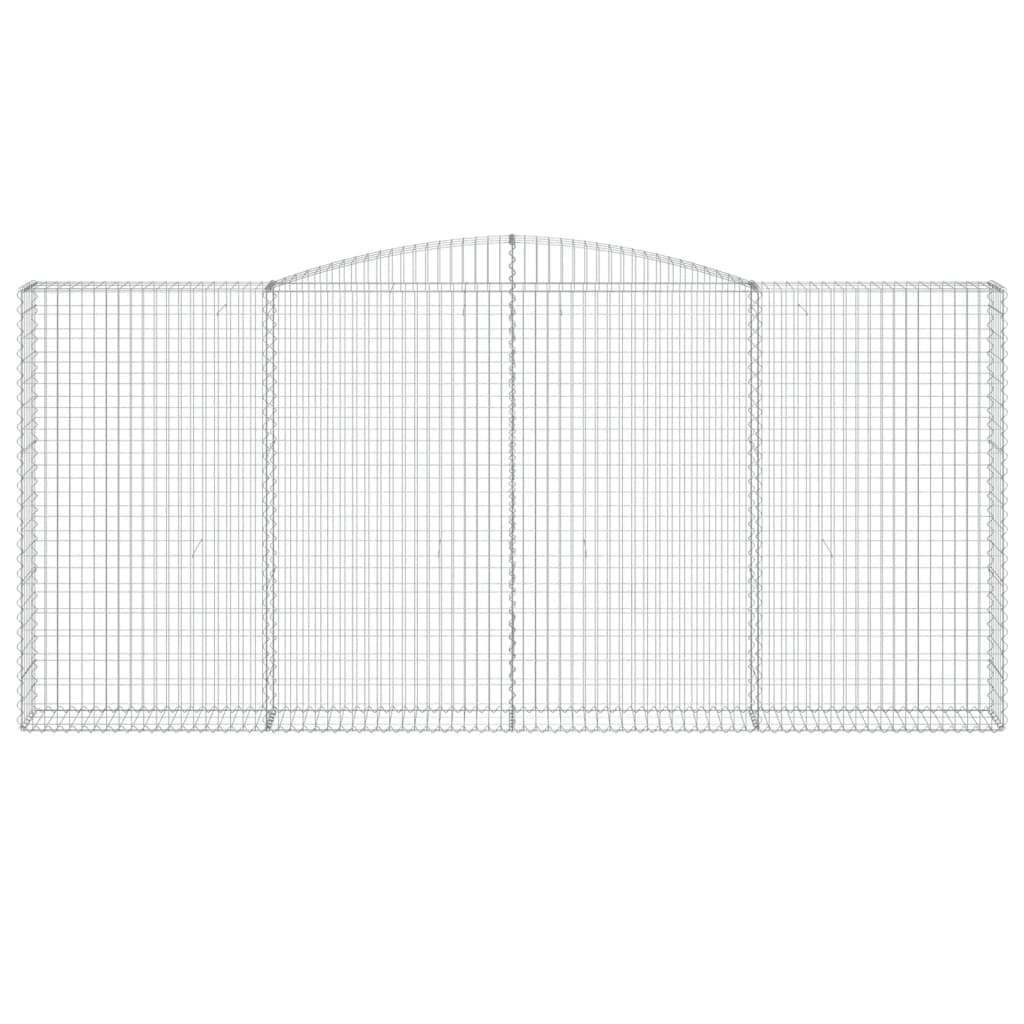 Cestas De Gaviones 6 Uds Forma De Arco Hierro 400x30x180/200 Cm_3