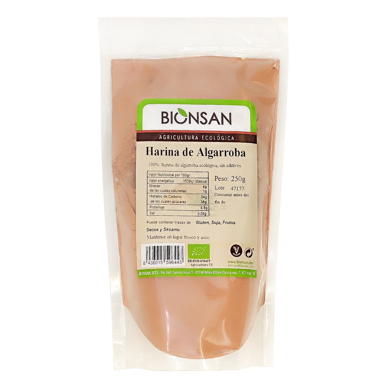 Harina De Algarroba Eco Bionsan De Proximidad 250gr_0