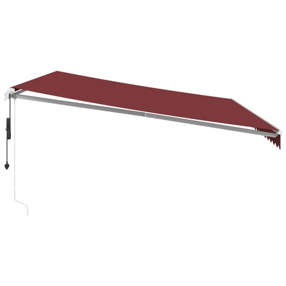 Toldo Retráctil Automático Burdeos 500x350 Cm_3