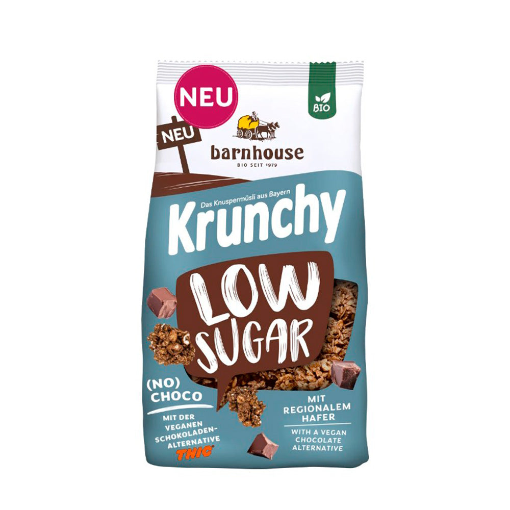 Krunchy eco bajo en azúcar (sin) Choco Barnhouse 375 g
