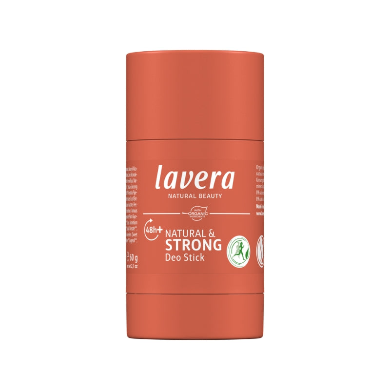 Desodorante stick 48h + strong & natural Lavera 60 g