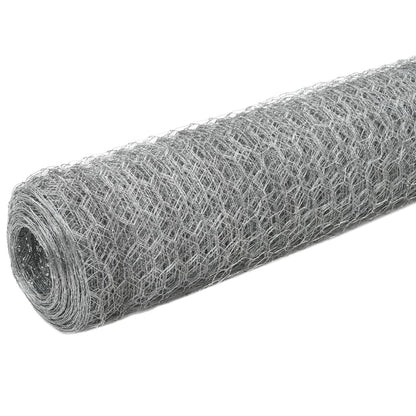 Alambrada De Gallinero Acero Galvanizado Plateado 25x1,5m / Vetonek_2