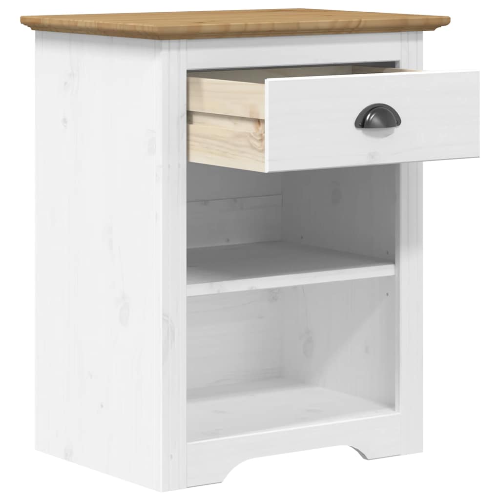 Mesita De Noche Bodo Madera Maciza De Pino Marrón 53x38,5x67 Cm_2