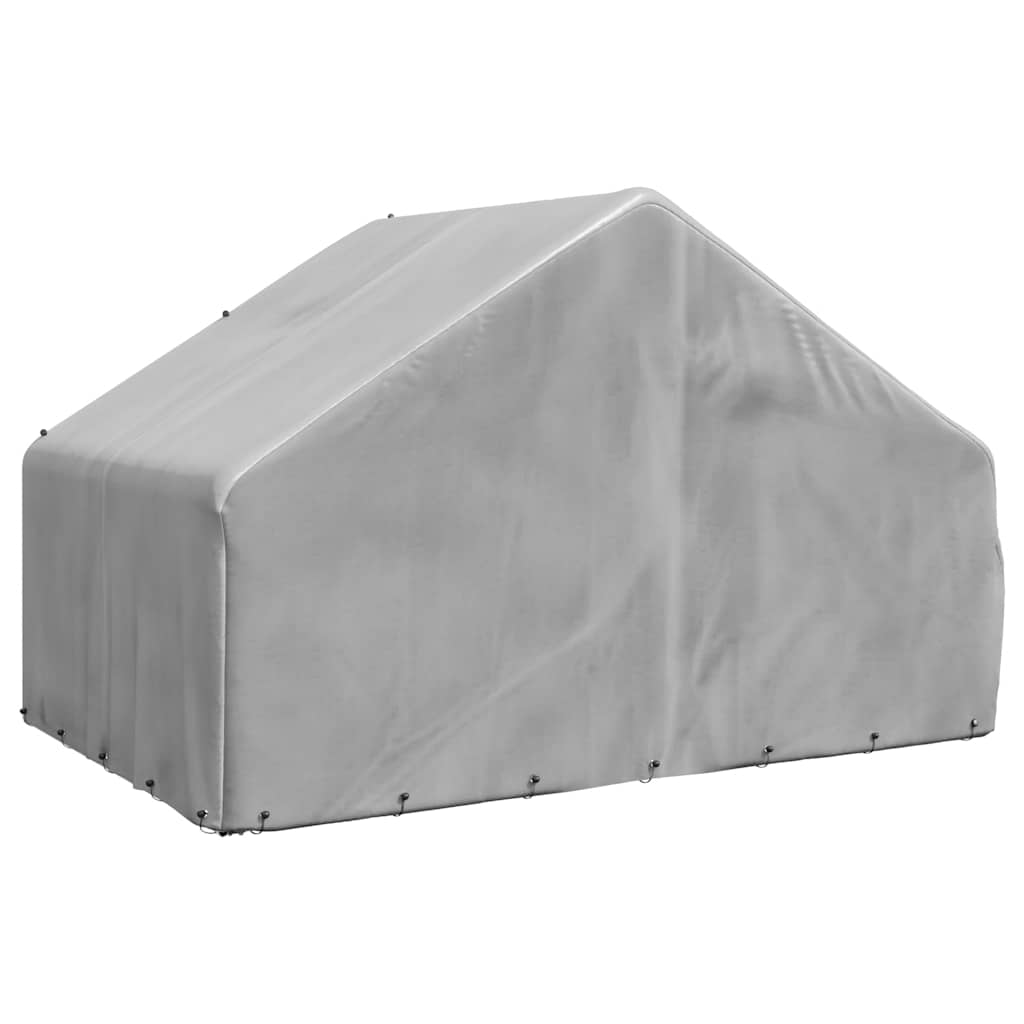 Caseta Para Perros De Exterior Con Cubierta 3x2x1,9 M De Acero Galvanizado_4