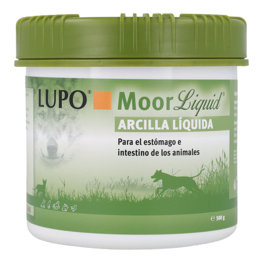 Lupo Moorliquid Arcilla líquida Natural para el Bienestar Intestinal Luposan Arcilla 500g