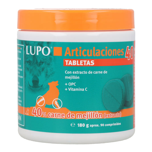 Lupo Gelenk40 Pastillas 90 u Condroprotector Natural en Comprimidos para Perros