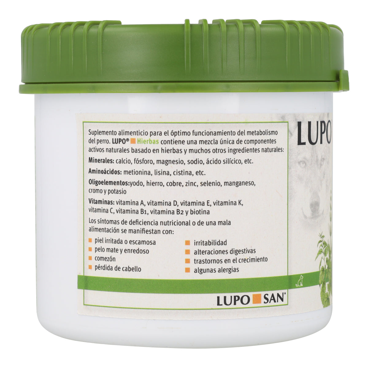 Lupo Kräuter Multivitamínico 100% Natural en Pellet para Perros Pellet 375 g