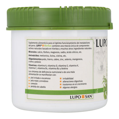 Lupo Kräuter Multivitamínico 100% Natural en Pellet para Perros Pellet 375 g