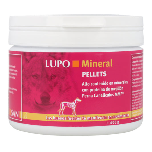 Lupo Mineral Protege, Regenera y Fortalece Huesos Pellet 400 g