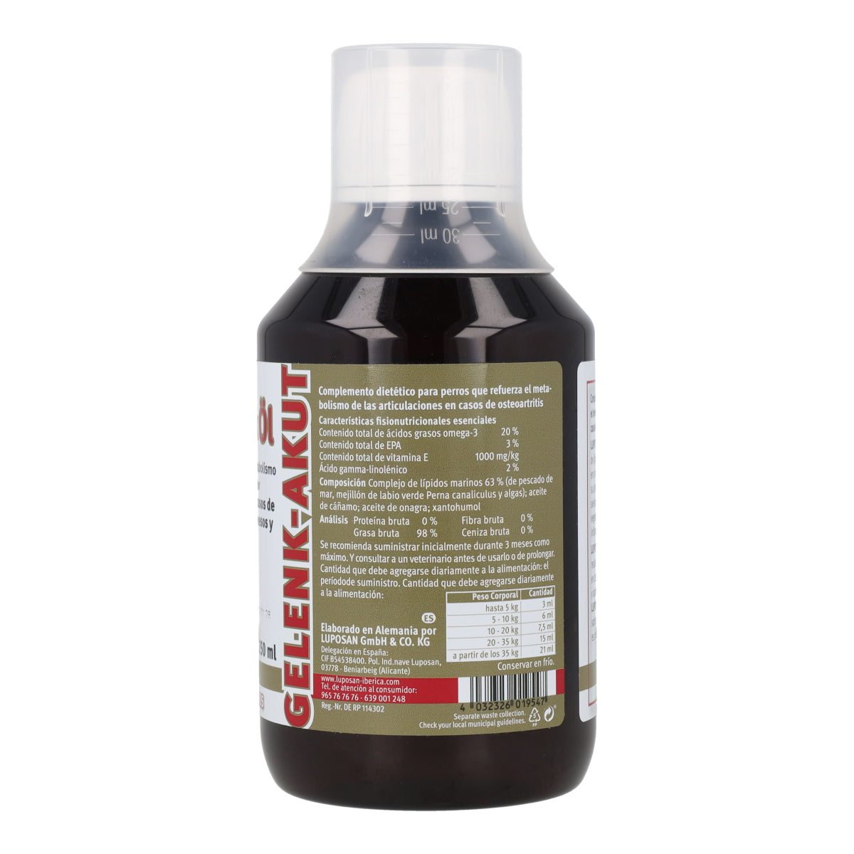 Lupo Gelenköl Aceite Condroprotector para Perros 250 ml