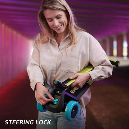 Patinete Berg Nexo Lights Con Plataforma Magnetica Verde._4