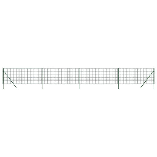Cerca De Alambre De Acero Galvanizado Verde 1x10 M / Vetonek_0