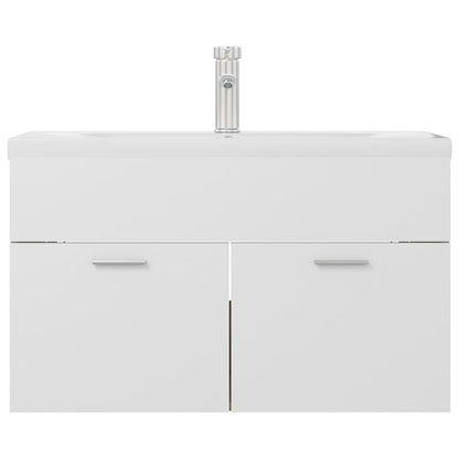 Mueble Con Lavabo Madera De Ingeniería Blanco Y Roble Sonoma_2