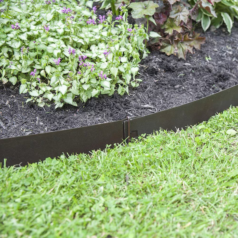 Bordillo Acero Galvanizado Bronce Panacea (paquete 3x 0,91mx10cmx1,5mm)_0