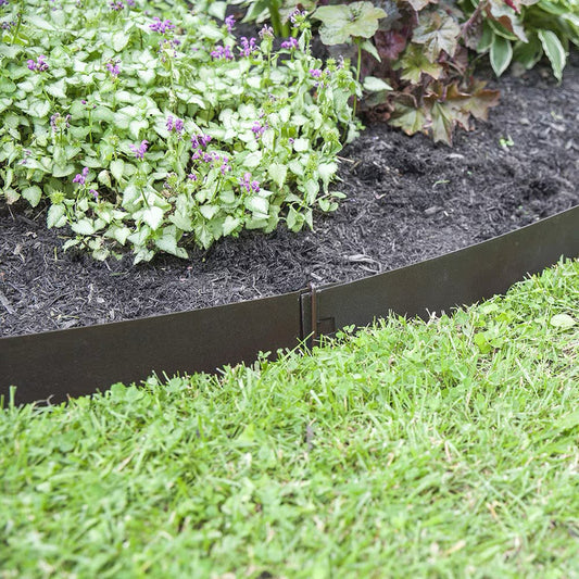 Bordillo Acero Galvanizado Bronce Panacea (paquete 3x 0,91mx10cmx1,5mm)_0