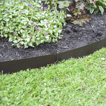 Bordillo Acero Galvanizado Bronce Panacea (paquete 3x 0,91mx10cmx1,5mm)