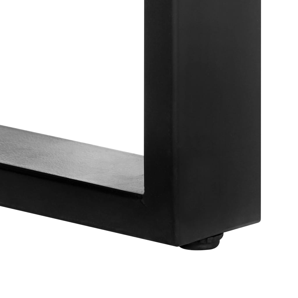 Mesa De Comedor De Madera Maciza Reciclada 140x70x76 Cm_3