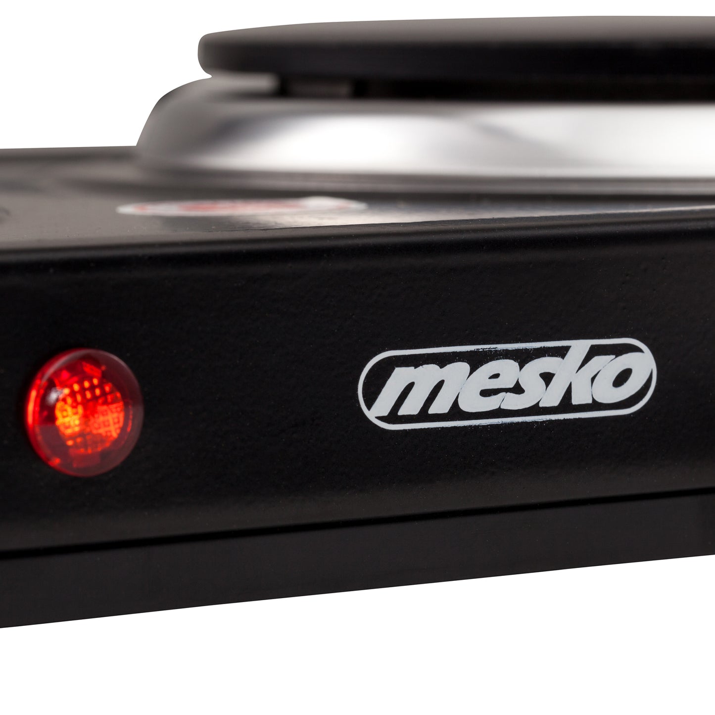 Hornillo Eléctrico Doble, Zonas Cocinado 15,4 Cm, 2 Termostatos Regulación Continua Mesko Ms 6509 Negro_3