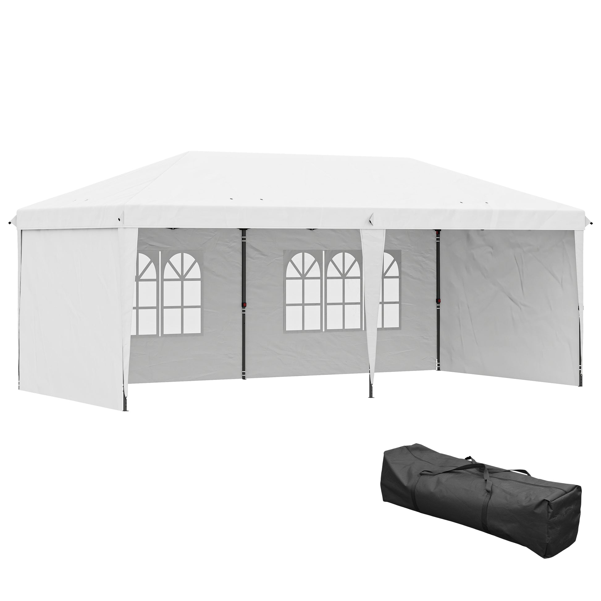 Outsunny Carpa Plegable 6x3 M_0