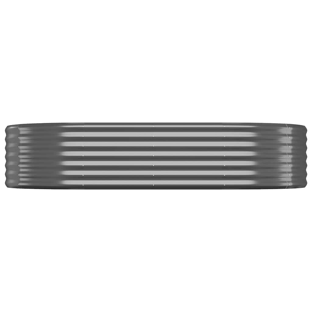 Jardinera Arriate Acero Galvanizado Antracita 175x100x36cm_2
