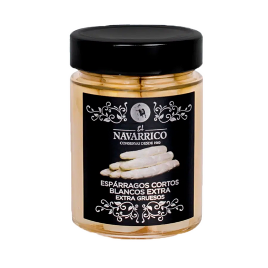 Espárragos Blancos Cortos Etiqueta Negra 314 ml El Navarrico