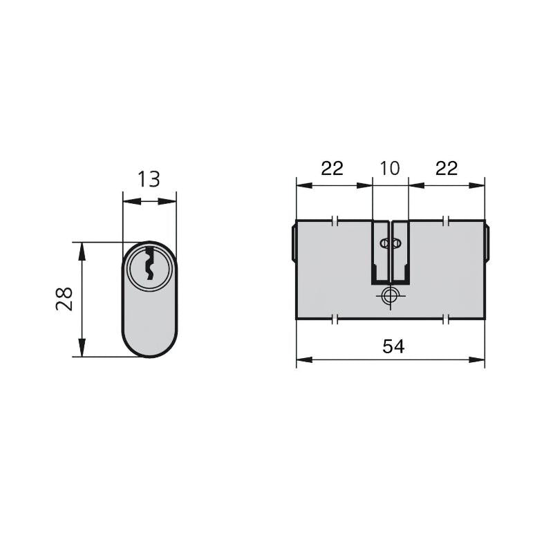 Cilindro Cvl 5963/22x22/ln Ovalado 2 Levas_1