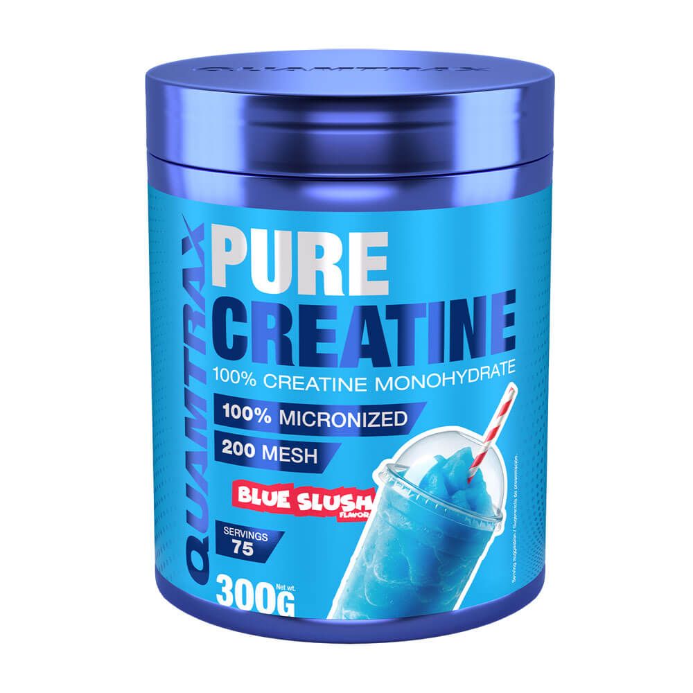 Pure Creatina 200 Mesh - 300g - Ice Blue - Creatina Monohidrato - Quamtrax_0