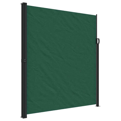 Vidaxl Toldo Lateral Retráctil Verde Oscuro 220x500 Cm_0
