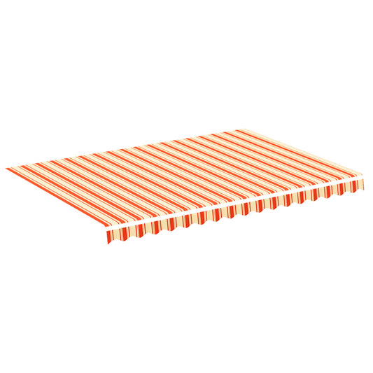 Tela De Repuesto Para Toldo Amarillo Y Naranja 3,5x2,5 M Poliéster_0