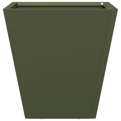 Jardinera Hexagonal Acero Verde Oliva 30x30x30 Cm_3