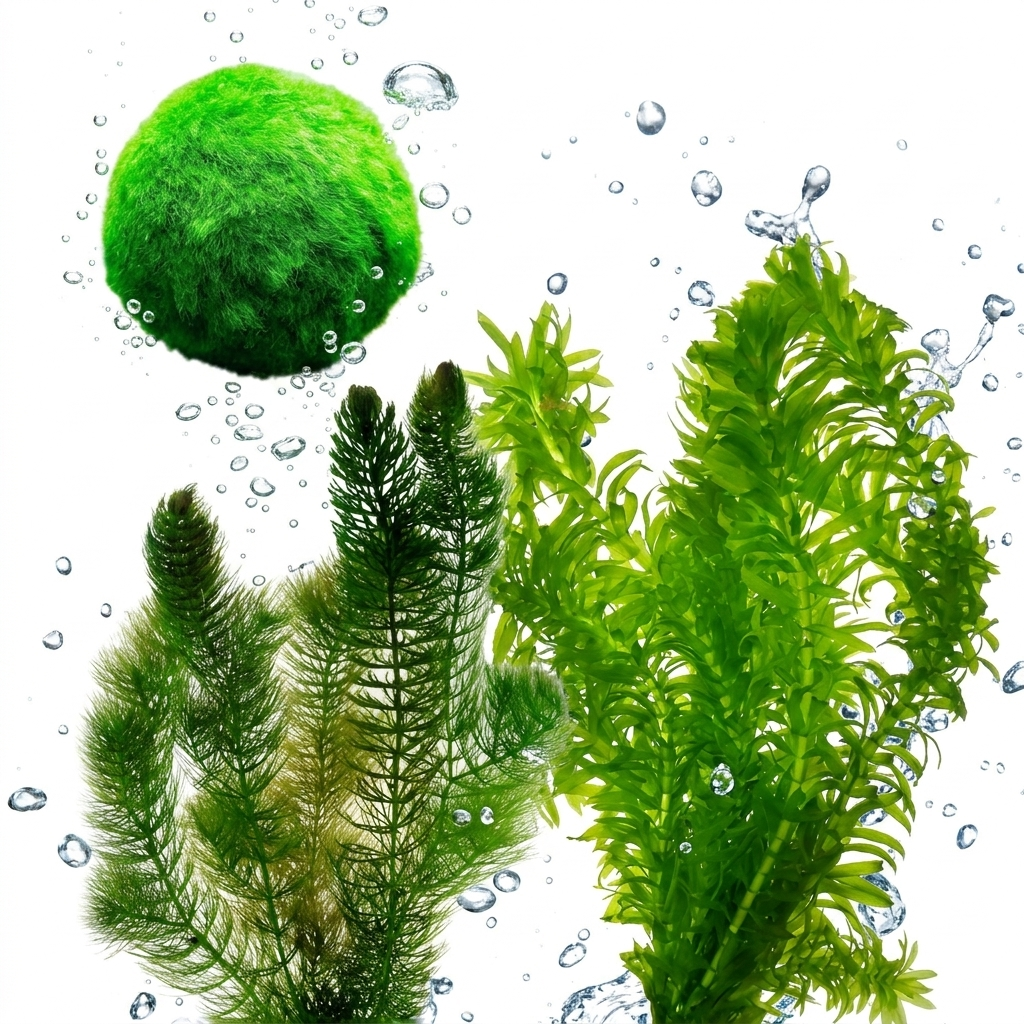 Set Plantas Oxigenadoras Estanque 500-1.250 L - Contra Algas Y Agua Verde_0