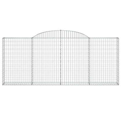 Cestas Gaviones 10 Uds Forma De Arco Hierro 300x30x120/140 Cm_3