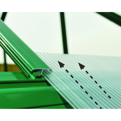 Invernadero de jardín Balance 247x244x229 cm verde