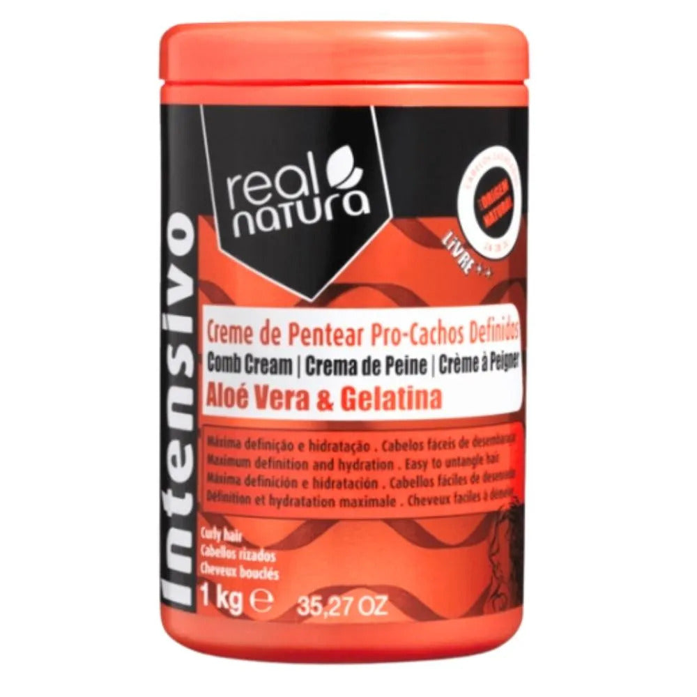 Crema De Peinar Pro-danificados Keratina Real Natura 1kg_0