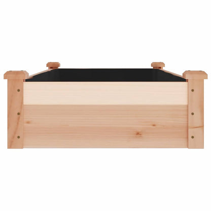 Jardinera Arriate Con Forro Madera Maciza Abeto 120x60x25 Cm_4