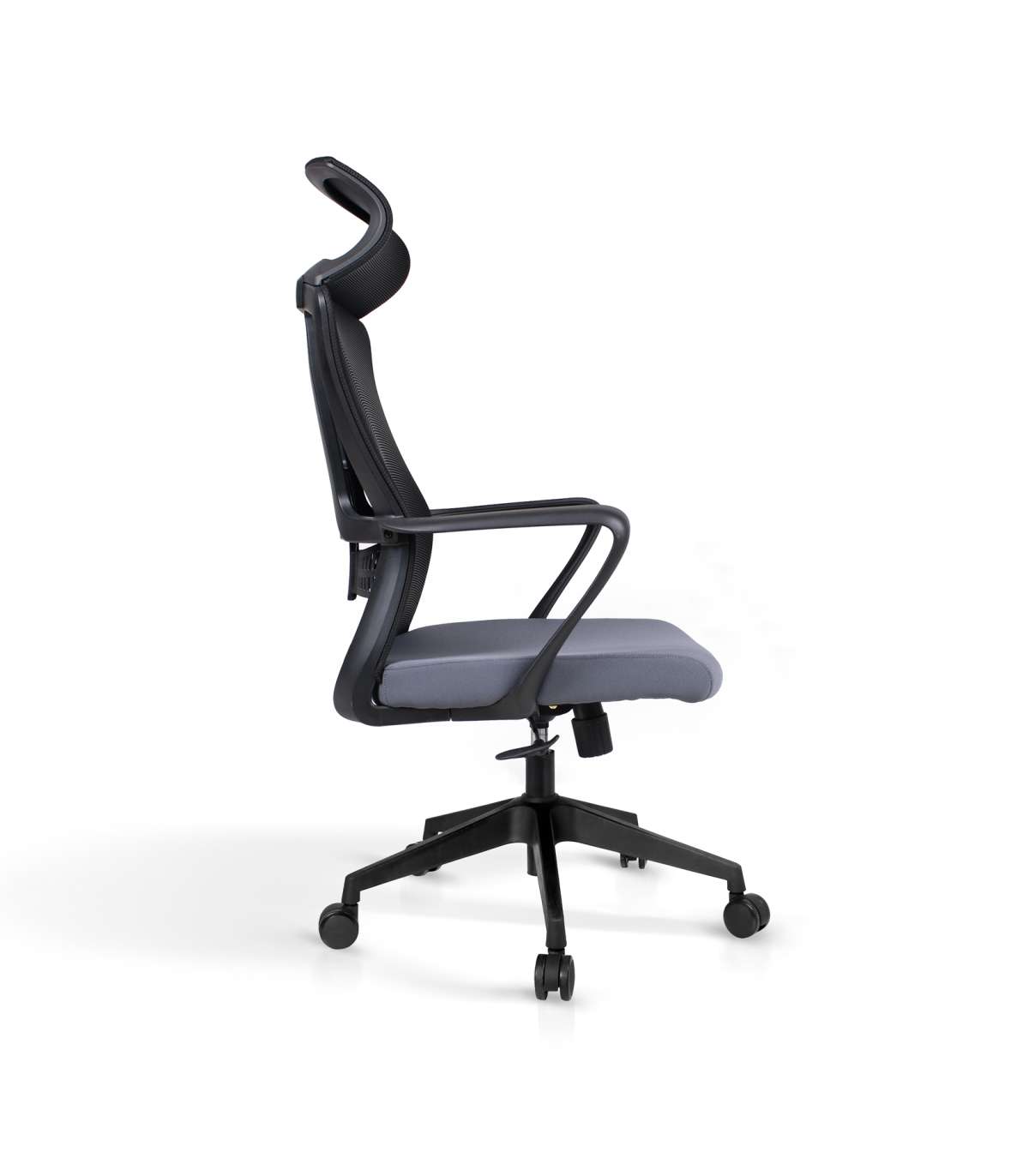 Silla Despacho Giratoria Elevable Con Reposacabezas Acabado Negro/gris, 63cm(ancho) 118/12_3