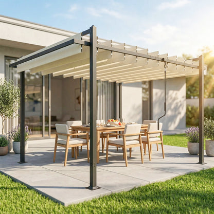 Outsunny Pérgola De Jardín 3x3_1