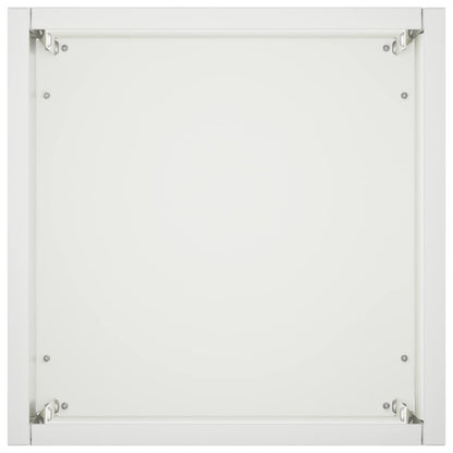 Macetero De Jardín 2 Uds. Blanco 20 X 20 X 75 Cm_4