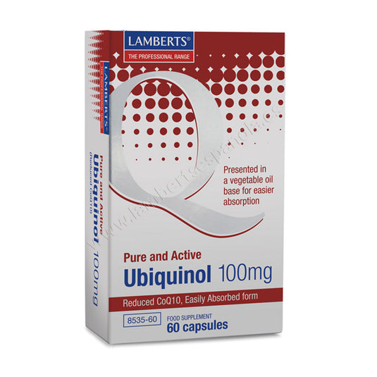 Ubiquinol Puro y Activo Lamberts 100mg