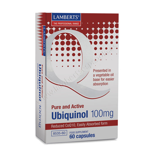 Ubiquinol Puro y Activo Lamberts 100mg