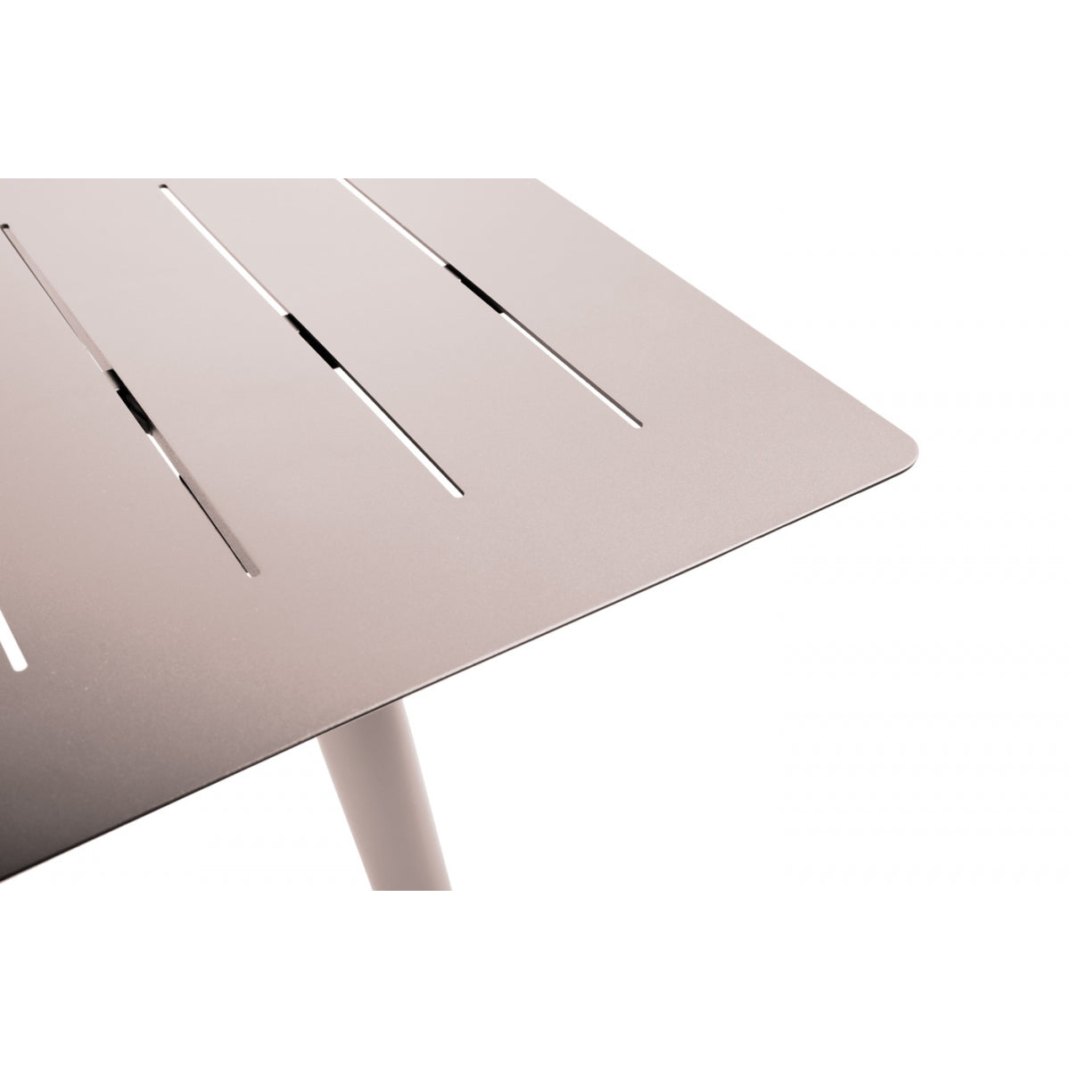 Mesa De Jardín Rectangular 8 Personas Inari Taupe Aluminio 200x100cm - Muebles De Jardín_2