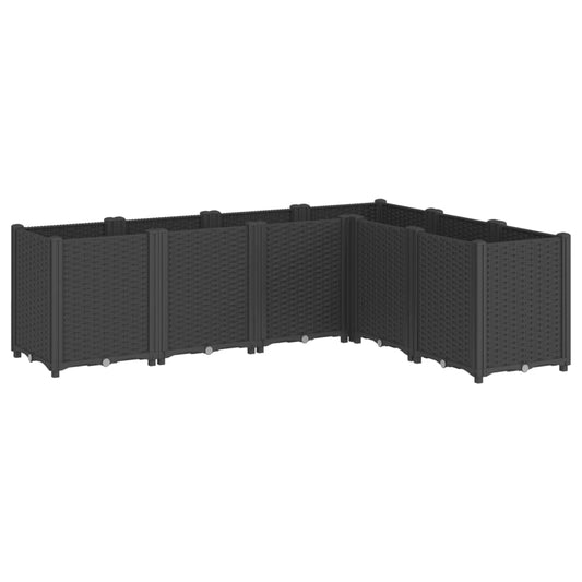 Jardinera Pp Negro 160x120x53 Cm_0