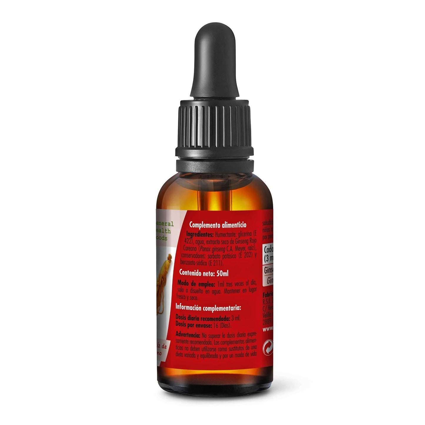 GHF Extracto de ginseng rojo coreano 50 ml