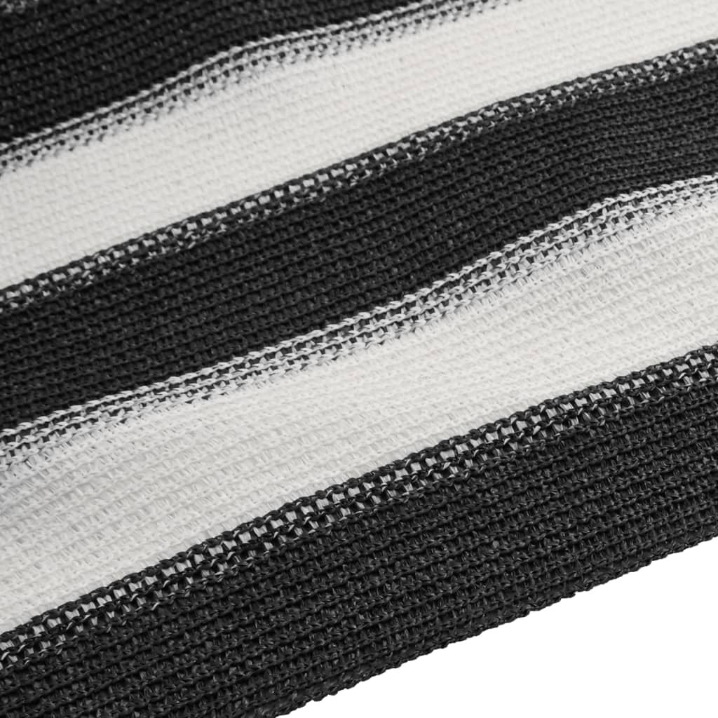 Vidaxl Red De Privacidad Hdpe Gris Antracita Y Blanco 2x50 M 195 G/m²_4