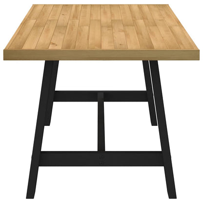 Mesa Comedor Noain Patas Forma A Madera Maciza Pino 160x90x75cm_2