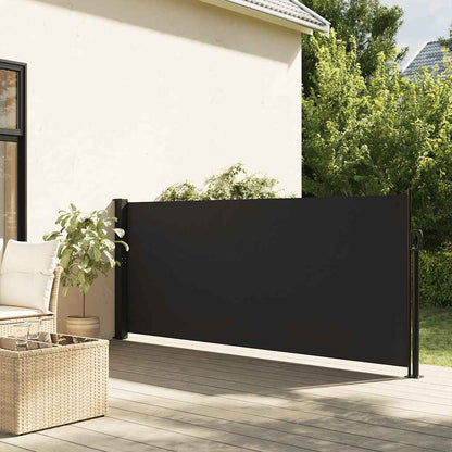 Vidaxl Toldo Lateral Retráctil Negro 100x500 Cm_1