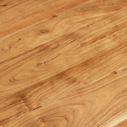 Mesa De Centro De Madera Maciza De Acacia 80x80x40 Cm_3