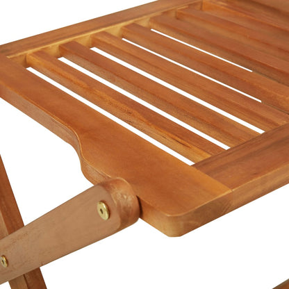 Comedor De Jardín Plegable 3 Piezas Madera Maciza De Acacia / Vetonek_3