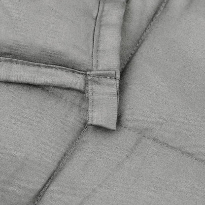 Vidaxl Manta Con Peso Tela Gris 200x230 Cm 9 Kg_4